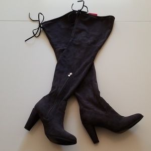 Catherine Malandrino Faux Suede OTK Boot